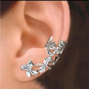 Silver Leaf Ear Cuff | No Piercing Required | NWT